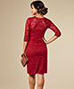 Suzie Maternity Dress Short Deep Red by Tiffany Rose