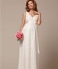 Thea Maternity Gown Long Ivory by Tiffany Rose