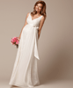 Thea Maternity Gown Long Ivory by Tiffany Rose
