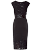Twilight Lace Maternity Dress (Black) by Tiffany Rose