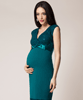 Twilight Maternity Lace Dress Emerald Blue by Tiffany Rose