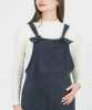 ATTESA Betta Velvet Maternity Dungaree from Tiffany Rose