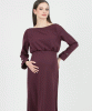 ATTESA Chantal Maternity Midi Dress from Tiffany Rose
