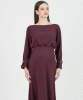 ATTESA Chantal Maternity Midi Dress from Tiffany Rose