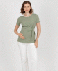 ATTESA Karen Knot Maternity T-shirt from Tiffany Rose