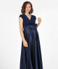 ATTESA Lucrezia Satin Maternity and Nursing Dress from Tiffany Rose