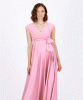 ATTESA Lucrezia Satin Maternity and Nursing Dress from Tiffany Rose