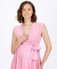 ATTESA Lucrezia Satin Maternity and Nursing Dress from Tiffany Rose