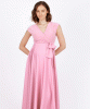 ATTESA Lucrezia Satin Maternity and Nursing Dress from Tiffany Rose
