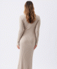 RIPE Eden Knit Nursing Dress (Stone) from Tiffany Rose