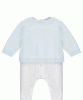 Archer Boys Babygrow & Cardigan Set (Pale Blue) by Tiffany Rose