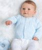 Archer Boys Babygrow & Cardigan Set (Pale Blue) by Tiffany Rose