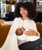 Alya Maternity and Nursing Cape (White) by Tiffany Rose
