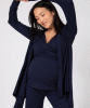 Celestine 3 Piece Maternity and Nursing Loungewear Set (Navy) by Tiffany Rose