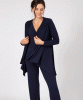 Celestine 3 Piece Maternity and Nursing Loungewear Set (Navy) by Tiffany Rose