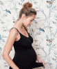 Alodie 2pk Seamless Maternity Vests (Black and White) by Tiffany Rose