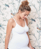 Alodie 2pk Seamless Maternity Vests (Black and White) by Tiffany Rose