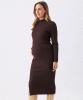 RIPE Nella Rib Nursing Knit Dress (Cocoa) from Tiffany Rose