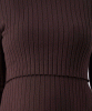 RIPE Nella Rib Nursing Knit Dress (Cocoa) from Tiffany Rose