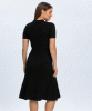 PIETRO BRUNELLI Azalea Flared Polo Dress (Black) from Tiffany Rose