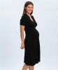 PIETRO BRUNELLI Azalea Flared Polo Dress (Black) from Tiffany Rose
