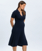 PIETRO BRUNELLI Azalea Flared Polo Dress (Classic Navy) from Tiffany Rose