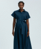 PIETRO BRUNELLI Asia Cotton Maternity Shirt Dress (Dark Blue) from Tiffany Rose