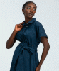 PIETRO BRUNELLI Asia Cotton Maternity Shirt Dress (Dark Blue) from Tiffany Rose