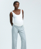 PIETRO BRUNELLI Boris Wide Leg Maternity Trousers (Grey Melange) from Tiffany Rose