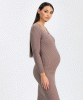 PIETRO BRUNELLI Cara Ribbed Knit Maternity Dress from Tiffany Rose