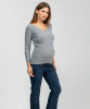 PIETRO BRUNELLI Graduated Flare Maternity Jeans from Tiffany Rose