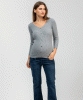 PIETRO BRUNELLI Graduated Flare Maternity Jeans from Tiffany Rose