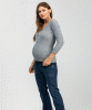 PIETRO BRUNELLI Graduated Flare Maternity Jeans from Tiffany Rose