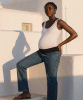 PIETRO BRUNELLI Straight Leg Maternity Jeans (Medium Stoned) from Tiffany Rose