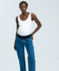 PIETRO BRUNELLI Straight Leg Maternity Jeans (Medium Stoned) from Tiffany Rose