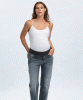 PIETRO BRUNELLI Straight Leg Maternity Jeans (Stoned Grey) from Tiffany Rose