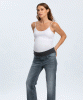 PIETRO BRUNELLI Straight Leg Maternity Jeans (Stoned Grey) from Tiffany Rose