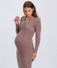 PIETRO BRUNELLI Lavinia Ribbed Knit Maternity Dress from Tiffany Rose