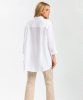 PIETRO BRUNELLI Lisa White Oversized Shirt (Cream White) from Tiffany Rose