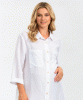 PIETRO BRUNELLI Lisa White Oversized Shirt (Cream White) from Tiffany Rose
