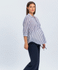 PIETRO BRUNELLI Panarea Maternity Shirt (Navy) from Tiffany Rose