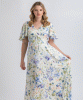 PIETRO BRUNELLI Valentina Maternity Maxi Dress (Vanilla Picnic) from Tiffany Rose