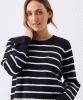 RIPE Anna Detachable Nursing Knit (Midnight/White) from Tiffany Rose