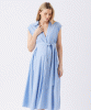 RIPE Abby Stripe Shirt Dress (Blue/White) from Tiffany Rose