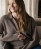 RIPE Brodie Collared Cardigan (Truffle) from Tiffany Rose