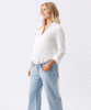 RIPE Billie Elastic Waist Maternity Jean (Light Wash) from Tiffany Rose