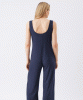 RIPE Bobby Rib Maternity Jumpsuit (Navy) from Tiffany Rose