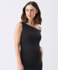 Cora Off-Shoulder Dress (Black) by Tiffany Rose