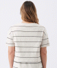RIPE Claudette Nursing Tee (Ecru / Black) from Tiffany Rose
