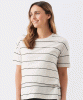 RIPE Claudette Nursing Tee (Ecru / Black) from Tiffany Rose